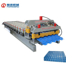 QIANJIN  Glazed Roof Full Automatic Roof Sheet Glazed Tile Making Machine